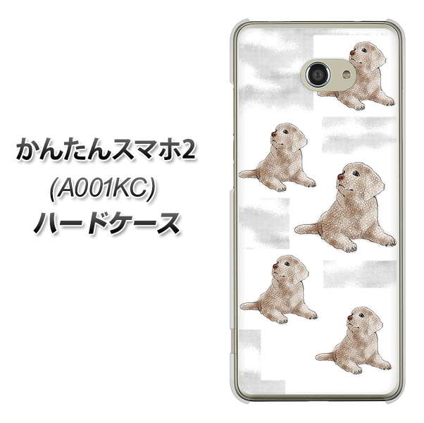 かんたんスマホ2 A001KC Y!mobile YD823 ラブラドールレトリバー04 ハードケース 背面印刷
