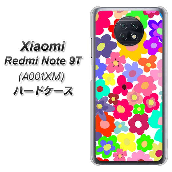 Redmi Note 9T 64GB SoftBank 782 春のルーズフラワーWH ハードケース 背面印刷
