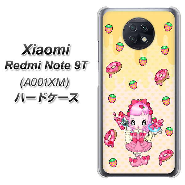Redmi Note 9T 64GB SoftBank AG815 ストロベリードーナツ（水玉黄） ハードケース 背面印刷