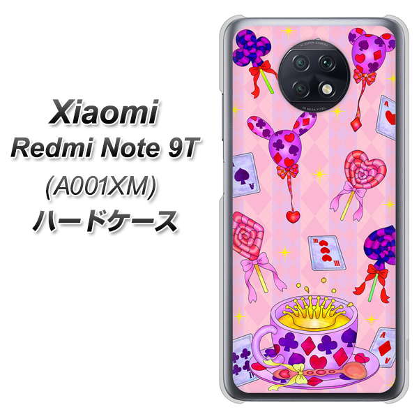 Redmi Note 9T 64GB SoftBank AG817 トランプティー（ピンク） ハードケース 背面印刷