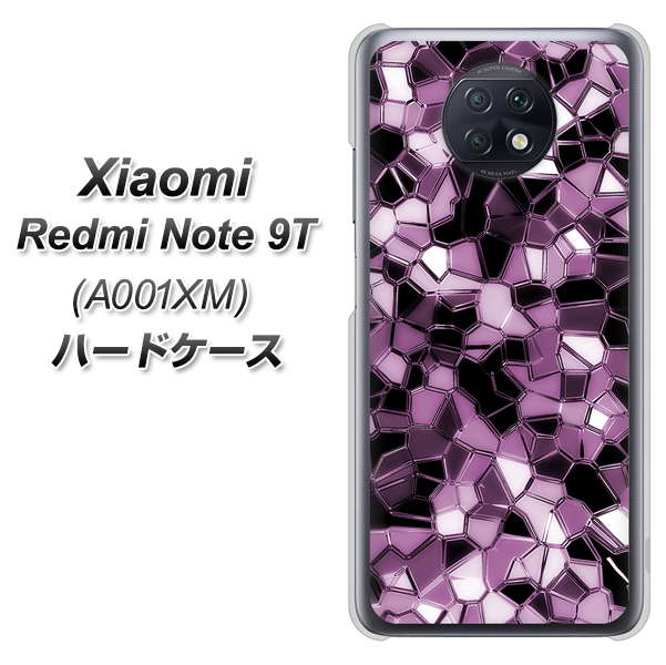 Redmi Note 9T 64GB SoftBank EK837 テクニカルミラーパープル ハードケース 背面印刷