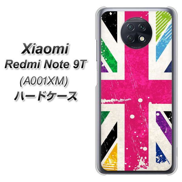Redmi Note 9T 64GB SoftBank SC806 ユニオンジャック ピンクビンテージ ハードケース 背面印刷