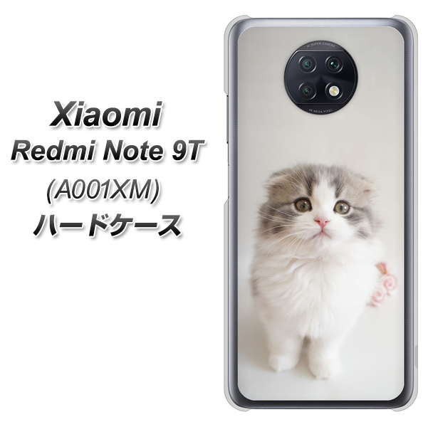 Redmi Note 9T 64GB SoftBank VA803 まっていますネコ ハードケース 背面印刷