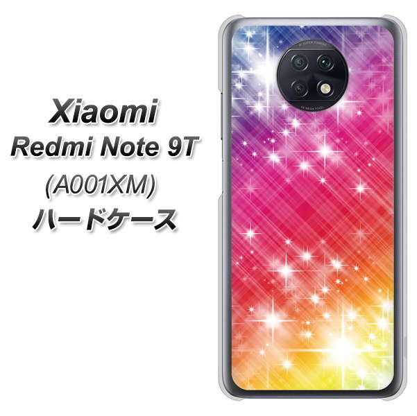Redmi Note 9T 64GB SoftBank VA872 レインボーフレーム ハードケース 背面印刷
