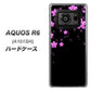 AQUOS R6 A101SH SoftBank 019 桜クリスタル ハードケース 背面印刷