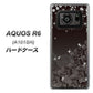 AQUOS R6 A101SH SoftBank 327 薔薇とダイヤモンド ハードケース 背面印刷