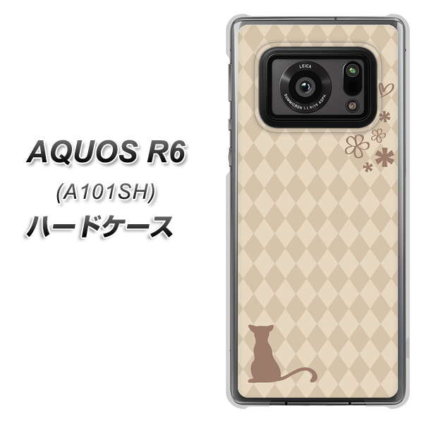 AQUOS R6 A101SH SoftBank 516 ワラビー ハードケース 背面印刷