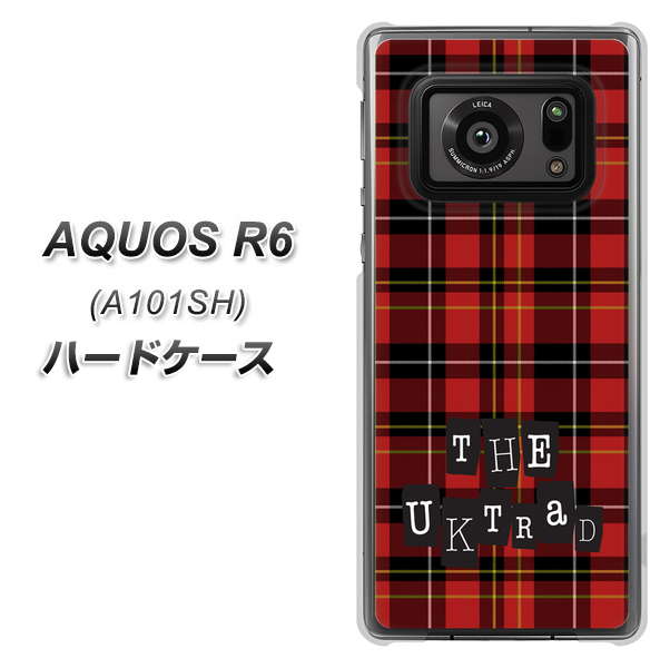 AQUOS R6 A101SH SoftBank 547 THEチェック ハードケース 背面印刷