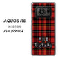AQUOS R6 A101SH SoftBank 547 THEチェック ハードケース 背面印刷