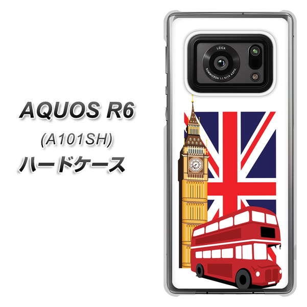 AQUOS R6 A101SH SoftBank 573 イギリス ハードケース 背面印刷