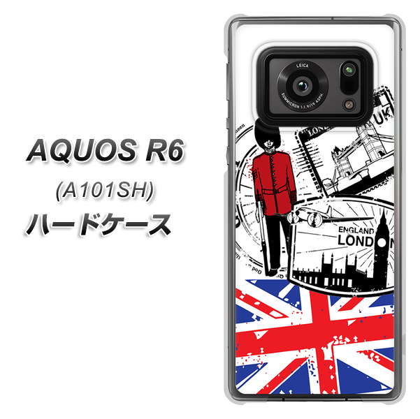 AQUOS R6 A101SH SoftBank 574 ＬＯＮＤＯＮ ハードケース 背面印刷