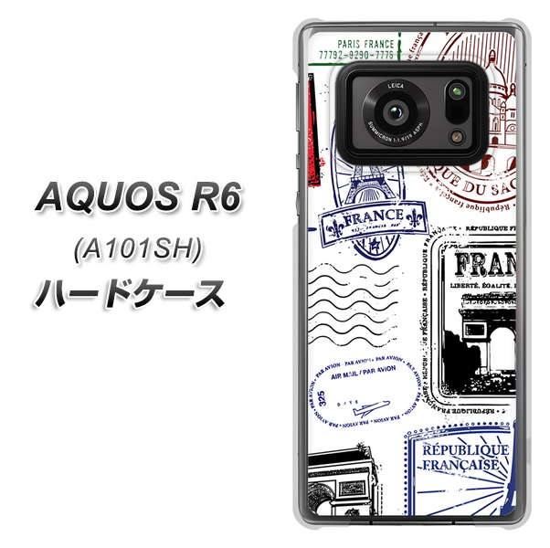 AQUOS R6 A101SH SoftBank 592 ＦＲＡＮＣＥ ハードケース 背面印刷