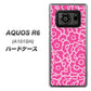AQUOS R6 A101SH SoftBank 716 ピンクフラワー ハードケース 背面印刷