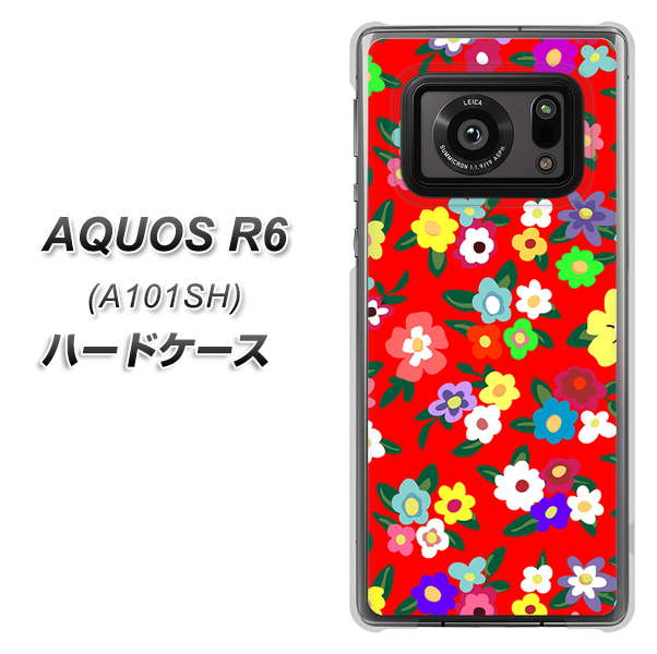 AQUOS R6 A101SH SoftBank 780 リバティプリントRD ハードケース 背面印刷