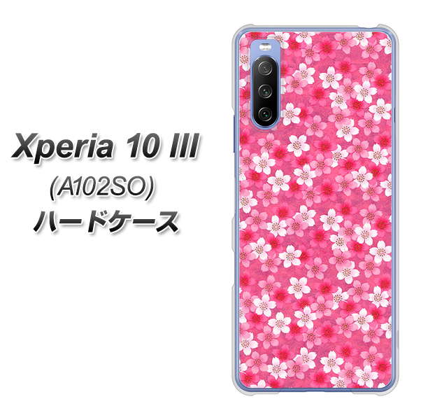 Xperia 10 III A102SO Y!mobile 065 さくら ハードケース 背面印刷