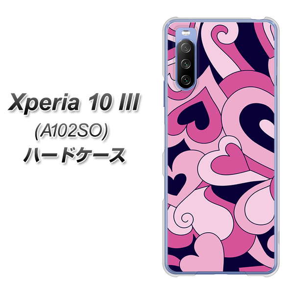 Xperia 10 III A102SO Y!mobile 223 ハートの調べ ハードケース 背面印刷