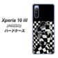 Xperia 10 III A102SO Y!mobile 357 bk&wh ハードケース 背面印刷