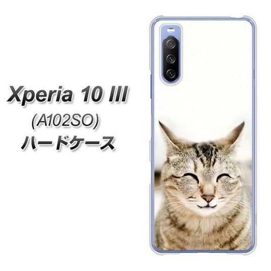 Xperia 10 III A102SO Y!mobile VA801 笑福ねこ ハードケース 背面印刷