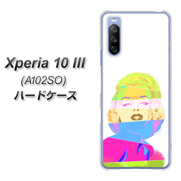 Xperia 10 III A102SO Y!mobile YJ208 マリリンモンローデザイン（A） ハードケース 背面印刷