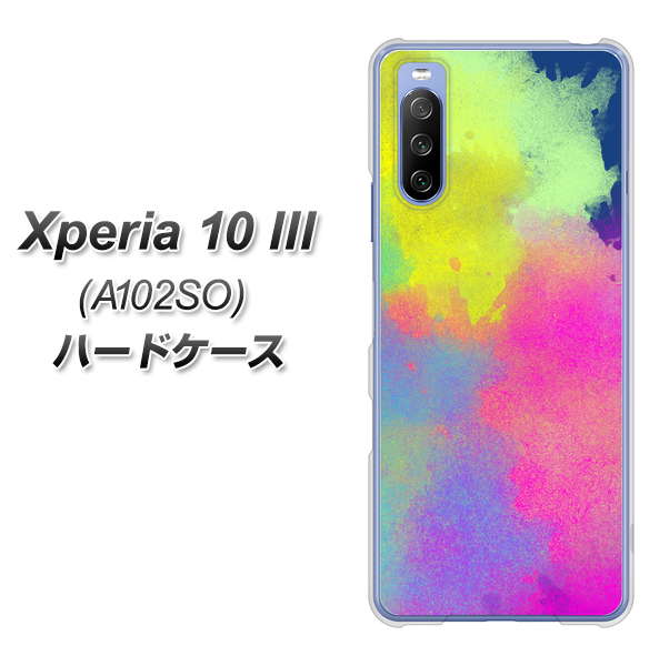 Xperia 10 III A102SO Y!mobile YJ294 デザイン色彩 ハードケース 背面印刷