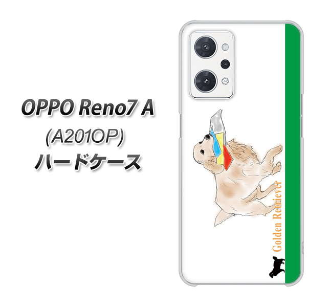 OPPO Reno7 A A201OP Y!mobile YD829 ゴールデンレトリバー05 ハードケース 背面印刷