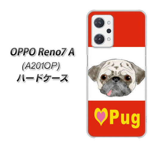 OPPO Reno7 A A201OP Y!mobile YD856 パグ02 ハードケース 背面印刷