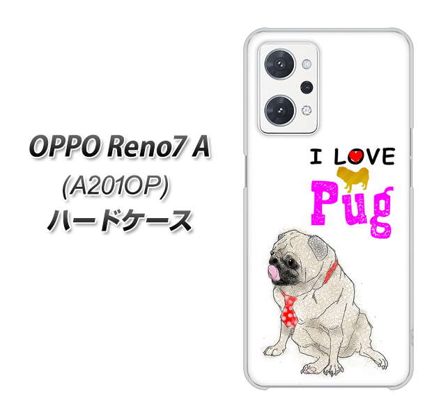 OPPO Reno7 A A201OP Y!mobile YD858 パグ04 ハードケース 背面印刷