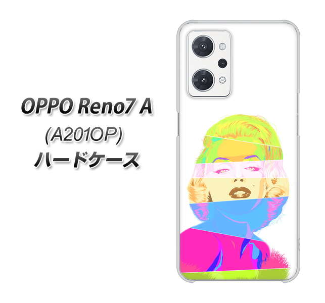 OPPO Reno7 A A201OP Y!mobile YJ208 マリリンモンローデザイン（A） ハードケース 背面印刷