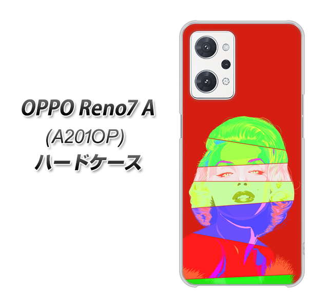 OPPO Reno7 A A201OP Y!mobile YJ209 マリリンモンローデザイン（B） ハードケース 背面印刷