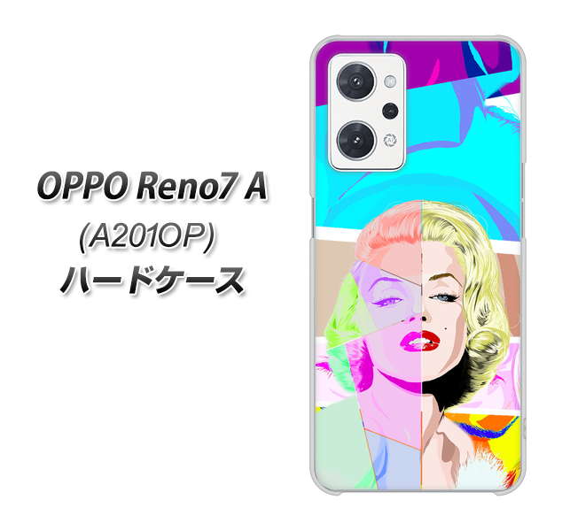 OPPO Reno7 A A201OP Y!mobile YJ210 マリリンモンローデザイン（C） ハードケース 背面印刷