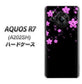 AQUOS R7 A202SH SoftBank 019 桜クリスタル ハードケース 背面印刷