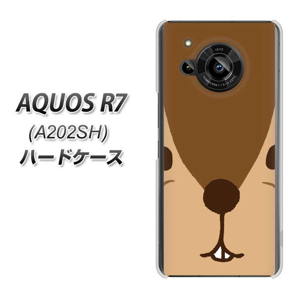 AQUOS R7 A202SH SoftBank 349 りす ハードケース 背面印刷