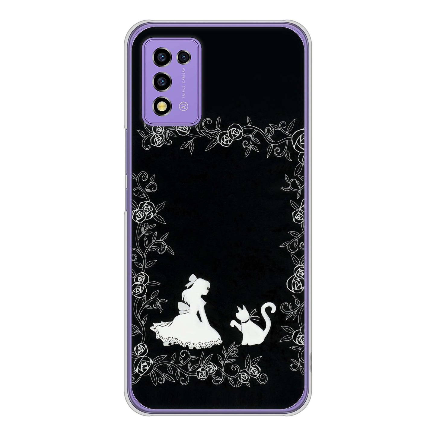 Libero 5G III A202ZT Y!mobile お姫様とネコ ハードケース 背面印刷