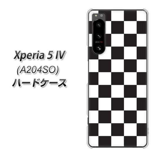 Xperia 5 IV A204SO SoftBank 151 フラッグチェック ハードケース 背面印刷