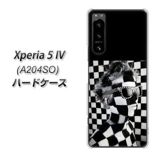 Xperia 5 IV A204SO SoftBank 357 bk&wh ハードケース 背面印刷