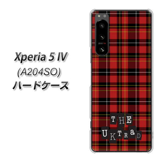 Xperia 5 IV A204SO SoftBank 547 THEチェック ハードケース 背面印刷