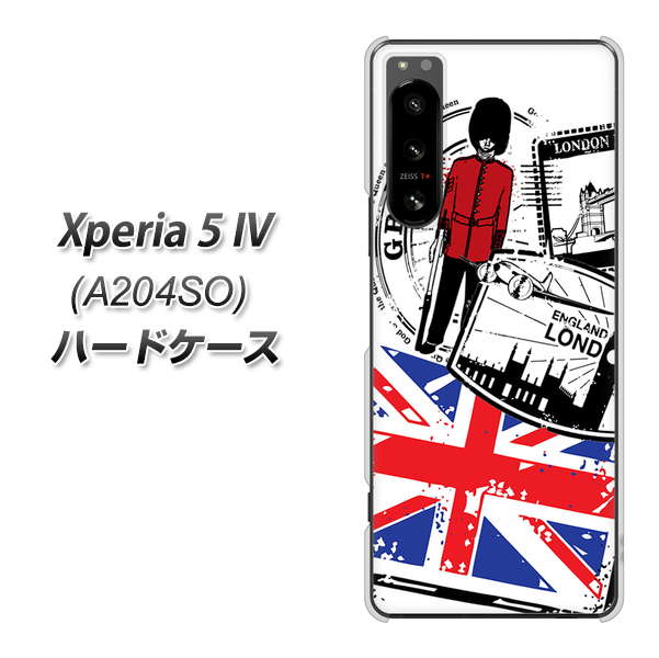Xperia 5 IV A204SO SoftBank 574 ＬＯＮＤＯＮ ハードケース 背面印刷