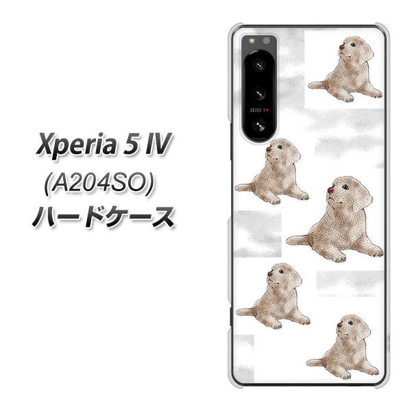 Xperia 5 IV A204SO SoftBank YD823 ラブラドールレトリバー04 ハードケース 背面印刷