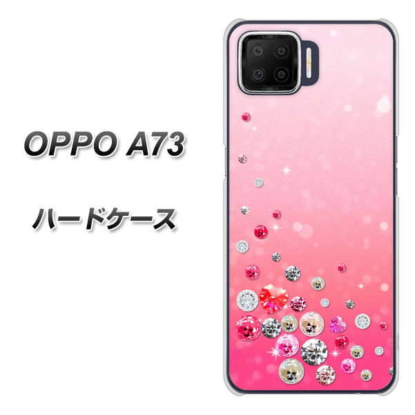 OPPO A73 SC822 スワロデコ風プリント ハードケース 背面印刷