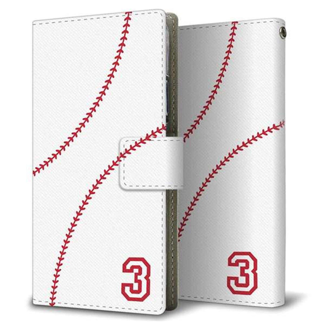 アローズBe4 Plus F-41B 画質仕上げ プリント手帳型ケース(薄型スリム)【IB923  baseball_ボール】