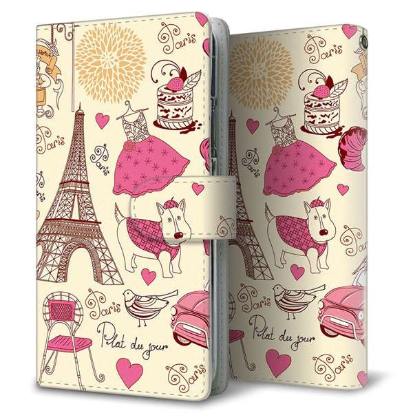 iPhone13 高画質仕上げ プリント手帳型ケース(通常型)LOVE フランス
