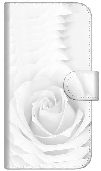 iPhone6 PLUS 高画質仕上げ プリント手帳型ケース(通常型)【402 ホワイトＲｏｓｅ】