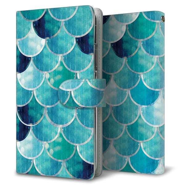 Xiaomi（シャオミ）Redmi Note 9s 高画質仕上げ プリント手帳型ケース(通常型)【FD805 ウロコ】