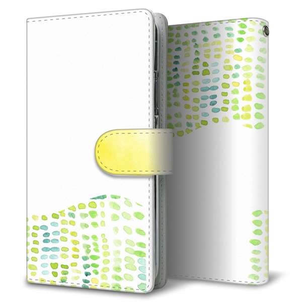 Xiaomi（シャオミ）Redmi Note 9s 高画質仕上げ プリント手帳型ケース(通常型)【FD813 水彩02（藤浪）】