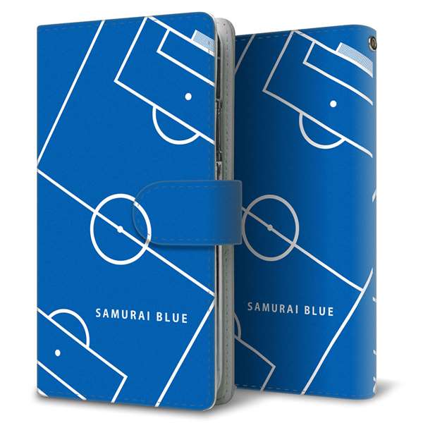 Xperia 5II SO-52A docomo 高画質仕上げ プリント手帳型ケース(通常型)【IB922 SOCCER_ピッチ】