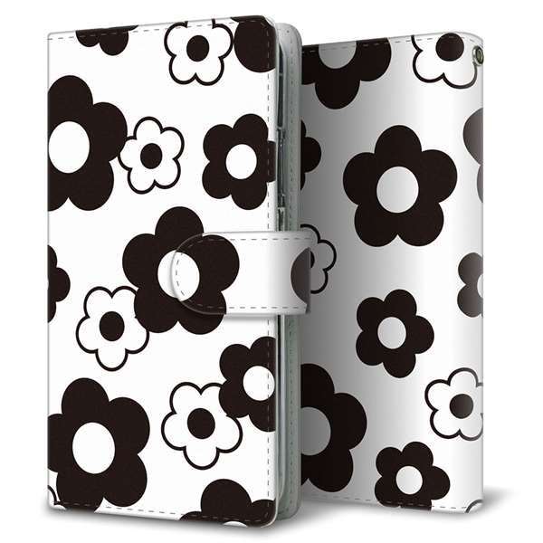 docomo エクスペリア XZs SO-03J 高画質仕上げ プリント手帳型ケース(通常型)【SC922 デイジー ブラック】
