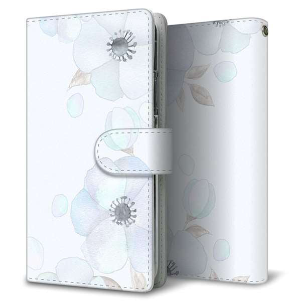 Galaxy S22 SCG13 au 高画質仕上げ プリント手帳型ケース(通常型)ドゥ・フルール