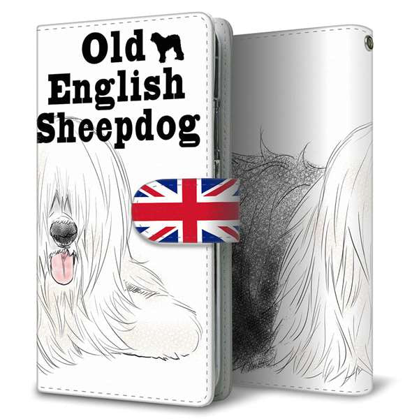 iPhone11 Pro Max　(6.5インチ) 高画質仕上げ プリント手帳型ケース(通常型)【YD998 オールドイングリッシュシープドッグ01】