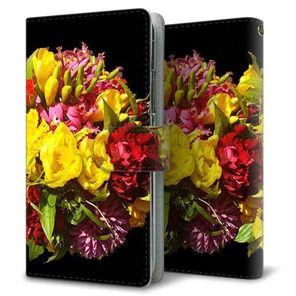 Google Pixel 4 XL 高画質仕上げ プリント手帳型ケース(通常型)【YI883 フラワー４】
