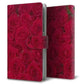 simフリー アクオスセンス3 プラス SH-M11 高画質仕上げ プリント手帳型ケース(通常型)【YI886 フラワー７】